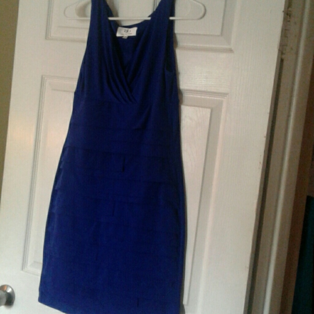 Indigo Pencil Dress